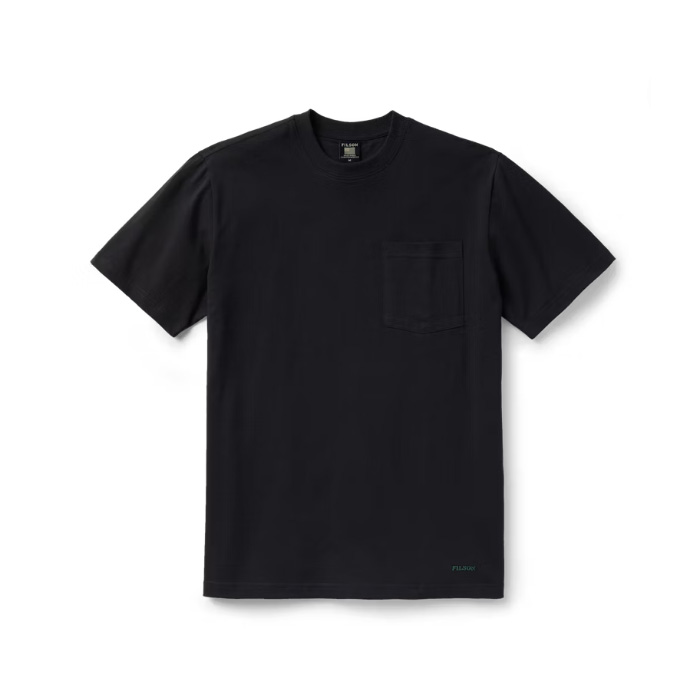 필슨 파이오니어 솔리드 포켓 반팔 티셔츠 20205128 Black