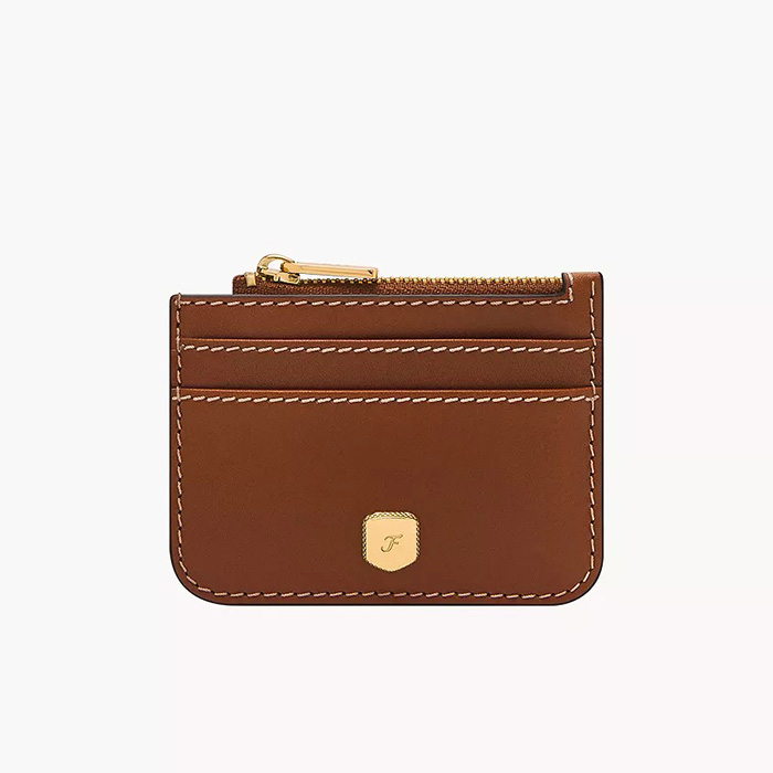 파슬 여성 레녹스 집 카드 지갑 SL10078200 Medium Brown