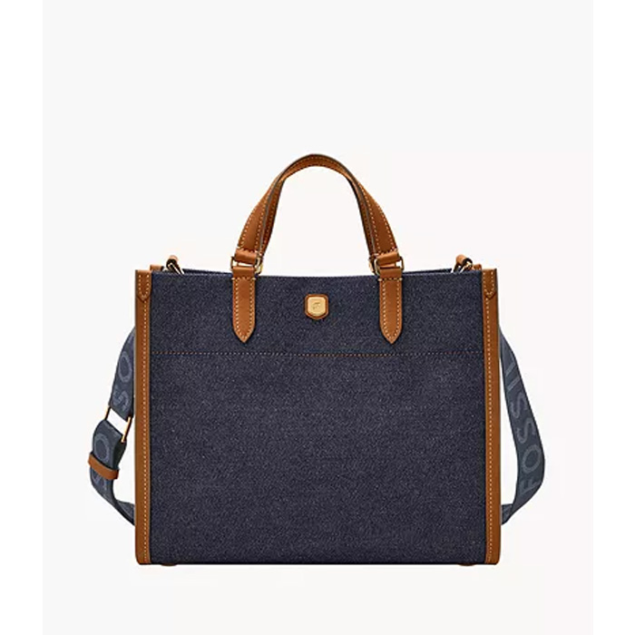 파슬 여성 Gemma Denim Small Tote ZB11073423