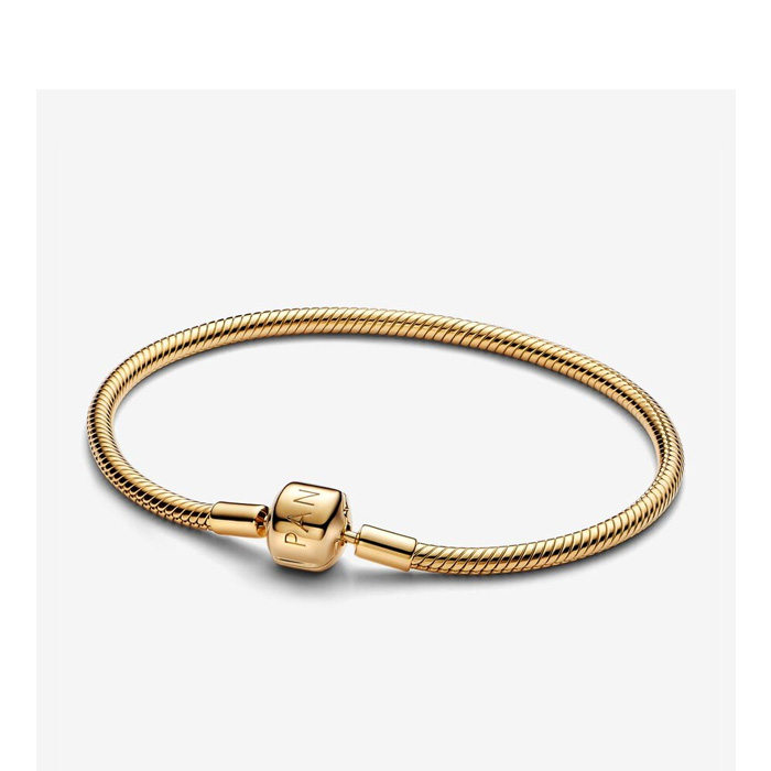 판도라 Barrel Clasp Snake Chain Bracelet 563390C00