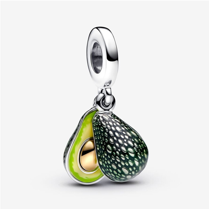 폴로믹스,판도라 Avocado Double Dangle Charm 763405C01