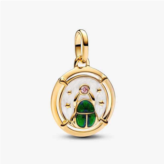 폴로믹스,판도라 Scarab Beetle Medallion Charm 763413C01