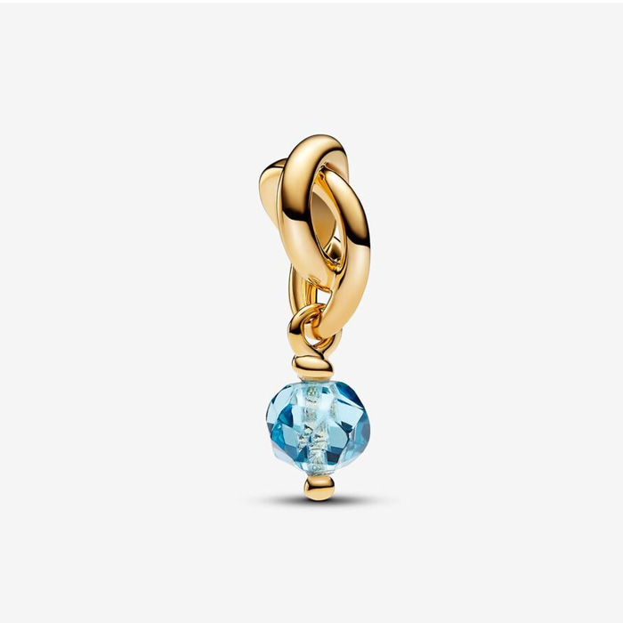 판도라 March Sea Aqua Eternity Dangle Charm 763462C03