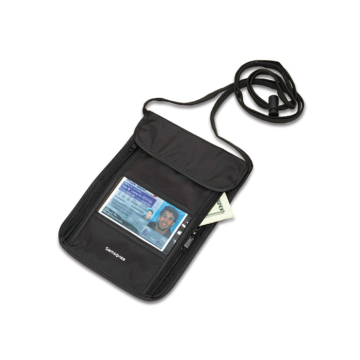 샘소나이트 RFID 넥 파우치 91149-1041 Black