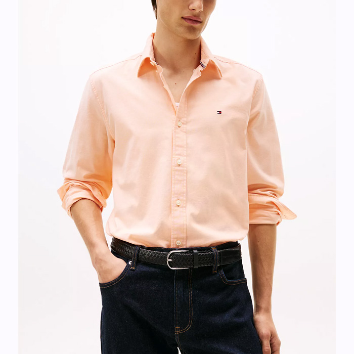 타미 남성 레귤러핏 스트레치 옥스포드 셔츠 Orange