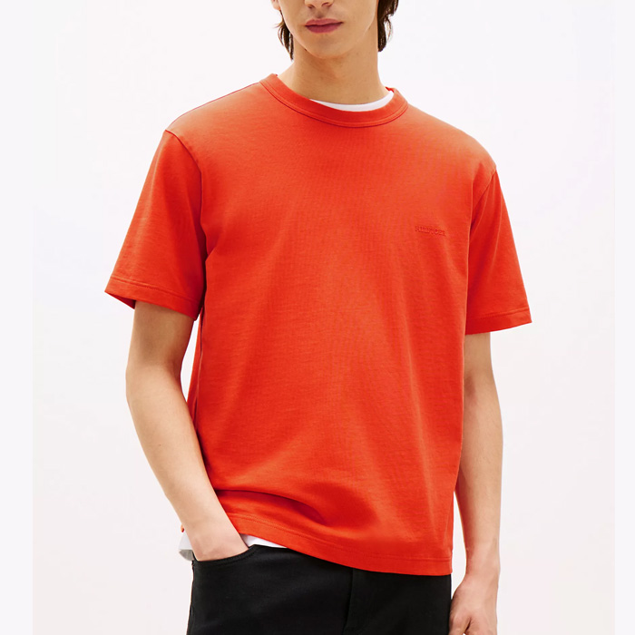 타미 남성 릴렉스핏 가먼트 다이드 반팔티셔츠 Orange